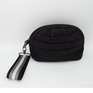 Think Royln The Secret Stash Bag Black Wristlet Pouch